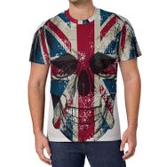 AILLOSA All Over Print FLAG-32 Kısa Kollu Baskılı Unisex T-shirt