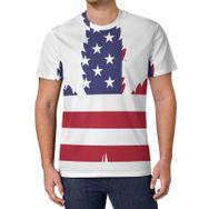 AILLOSA All Over Print FLAG-55 Kısa Kollu Baskılı Unisex T-shirt