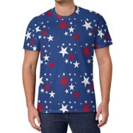 AILLOSA All Over Print FLAG-85 Kısa Kollu Baskılı Unisex T-shirt