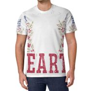 AILLOSA All Over Print FLAG-89 Kısa Kollu Baskılı Unisex T-shirt