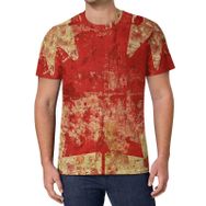 AILLOSA All Over Print FLAG-95 Kısa Kollu Baskılı Unisex T-shirt