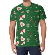 AILLOSA All Over Print GFY-03 Kısa Kollu Baskılı Unisex T-shirt