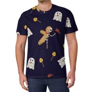 AILLOSA All Over Print GFY-06 Kısa Kollu Baskılı Unisex T-shirt