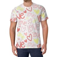 AILLOSA All Over Print GFY-18 Kısa Kollu Baskılı Unisex T-shirt