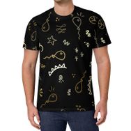 AILLOSA All Over Print GFY-22 Kısa Kollu Baskılı Unisex T-shirt