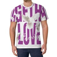 AILLOSA All Over Print TH-114 Kısa Kollu Baskılı Unisex T-shirt