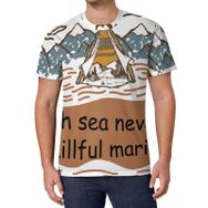 AILLOSA All Over Print TH-115 Kısa Kollu Baskılı Unisex T-shirt