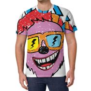 AILLOSA All Over Print TH-126 Kısa Kollu Baskılı Unisex T-shirt
