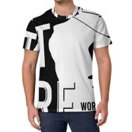 AILLOSA All Over Print TH-127 Kısa Kollu Baskılı Unisex T-shirt