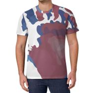 AILLOSA All Over Print TH-13 Kısa Kollu Baskılı Unisex T-shirt