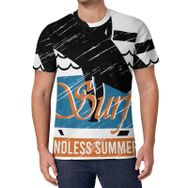 AILLOSA All Over Print TH-130 Kısa Kollu Baskılı Unisex T-shirt