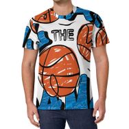 AILLOSA All Over Print TH-131 Kısa Kollu Baskılı Unisex T-shirt