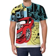 AILLOSA All Over Print TH-132 Kısa Kollu Baskılı Unisex T-shirt