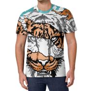 AILLOSA All Over Print TH-140 Kısa Kollu Baskılı Unisex T-shirt