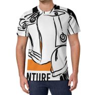 AILLOSA All Over Print TH-148 Kısa Kollu Baskılı Unisex T-shirt