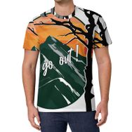 AILLOSA All Over Print TH-158 Kısa Kollu Baskılı Unisex T-shirt