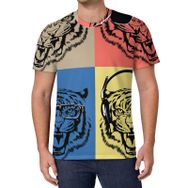 AILLOSA All Over Print TH-178 Kısa Kollu Baskılı Unisex T-shirt