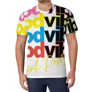 AILLOSA All Over Print TH-188 Kısa Kollu Baskılı Unisex T-shirt
