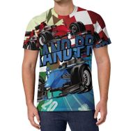 AILLOSA All Over Print TH-193 Kısa Kollu Baskılı Unisex T-shirt