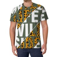AILLOSA All Over Print TH-202 Kısa Kollu Baskılı Unisex T-shirt