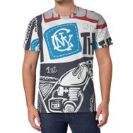 AILLOSA All Over Print TH-268 Kısa Kollu Baskılı Unisex T-shirt