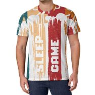 AILLOSA All Over Print TH-286 Kısa Kollu Baskılı Unisex T-shirt