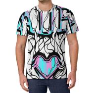 AILLOSA All Over Print TH-292 Kısa Kollu Baskılı Unisex T-shirt