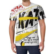 AILLOSA All Over Print TH-299 Kısa Kollu Baskılı Unisex T-shirt