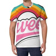 AILLOSA All Over Print TH-31 Kısa Kollu Baskılı Unisex T-shirt