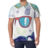 AILLOSA All Over Print TH-310 Kısa Kollu Baskılı Unisex T-shirt