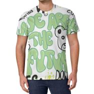 AILLOSA All Over Print TH-349 Kısa Kollu Baskılı Unisex T-shirt