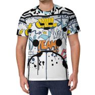 AILLOSA All Over Print TH-359 Kısa Kollu Baskılı Unisex T-shirt