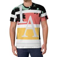 AILLOSA All Over Print TH-384 Kısa Kollu Baskılı Unisex T-shirt