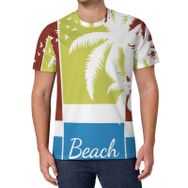 AILLOSA All Over Print TH-390 Kısa Kollu Baskılı Unisex T-shirt