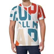 AILLOSA All Over Print TH-402 Kısa Kollu Baskılı Unisex T-shirt