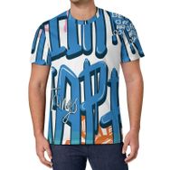AILLOSA All Over Print TH-413 Kısa Kollu Baskılı Unisex T-shirt