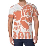 AILLOSA All Over Print TH-424 Kısa Kollu Baskılı Unisex T-shirt