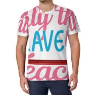 AILLOSA All Over Print TH-425 Kısa Kollu Baskılı Unisex T-shirt