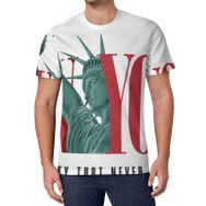 AILLOSA All Over Print TH-426 Kısa Kollu Baskılı Unisex T-shirt