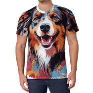 AILLOSA All Over Print TH-432 Kısa Kollu Baskılı Unisex T-shirt