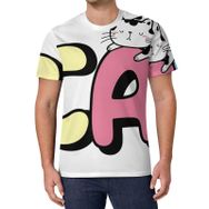 AILLOSA All Over Print TH-442 Kısa Kollu Baskılı Unisex T-shirt