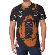 AILLOSA All Over Print TH-445 Kısa Kollu Baskılı Unisex T-shirt