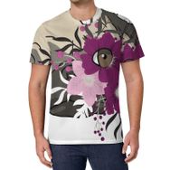 AILLOSA All Over Print TH-446 Kısa Kollu Baskılı Unisex T-shirt