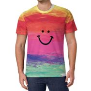 AILLOSA All Over Print TH-74 Kısa Kollu Baskılı Unisex T-shirt