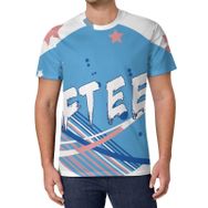 AILLOSA All Over Print TH-77 Kısa Kollu Baskılı Unisex T-shirt