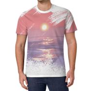 AILLOSA All Over Print TH-85 Kısa Kollu Baskılı Unisex T-shirt