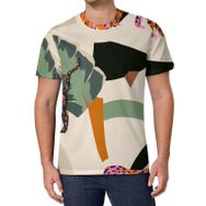 AILLOSA All Over Print YH-103 Kısa Kollu Baskılı Unisex T-shirt