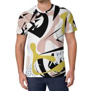 AILLOSA All Over Print YH-105 Kısa Kollu Baskılı Unisex T-shirt