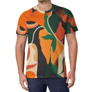 AILLOSA All Over Print YH-146 Kısa Kollu Baskılı Unisex T-shirt