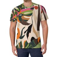 AILLOSA All Over Print YH-148 Kısa Kollu Baskılı Unisex T-shirt